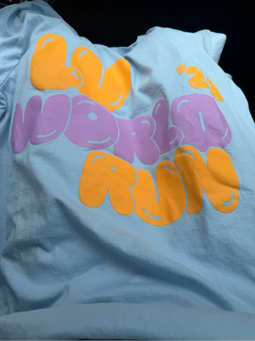 Louis Vuitton world run tshirt